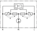 DEHN 924396 DFL M 255 Einbau-&Uuml;berspannungsschutz &Uuml;berspannungsschutz f&uuml;r: