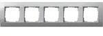 Gira Abdeckrahmen 5f.alu 021536