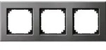 Merten Rahmen Abdeckung System M Rhodium-Grau 475314 1St.