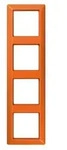 Jung Rahmen 4-fach orange AS 584 BF O