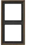 Jung Rahmen 2fach Mess/antik ME 2982 AT
