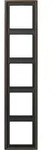 Jung Rahmen 5fach Mess/antik ME 2985 AT