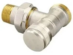 Danfoss R&uuml;cklaufverschraubung RLV 15, G 3/4" AG, Eckausf&uuml;hrung, vernickelt,