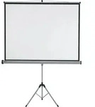 Stativ-Leinwand 150x113,8cm grau