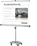 Stativ-Leinwand Pro Mobil 150x150cm Bildformat 1:1 manuell