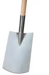 Rohrd&uuml;llspaten G&auml;rtner Form Blattma&szlig; 290x180mm Gr.2 m.T-Stiel 850mm 1830g IDEAL