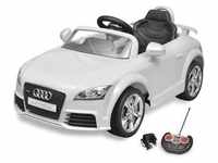 Audi TT RS Aufsitzauto für Kinder mit Fernsteuerung Weiß