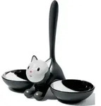 Alessi Tigrito Katzennapf Schwarz AMMI09 B