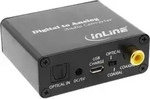 INLINE - Audio DA-Wandler - Toslink & Cinch Eingang zu Cinch Stereo Ausgang - USB