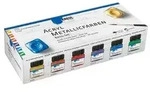 KREUL Acryl-Metallicfarbe, Basis-Set