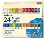 KREUL Acrylfarbe el Greco, 12 ml, 24er-Set