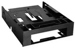 Adapter IcyDock 3,5 -> 5,25 + 2x6,3cm HDDs/SSDs 7-9,5mm Multimedia-Technik