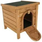 Kleintierhaus Outdoor - Holz - L&auml;nge 36 cm - Breite 36 cm - H&ouml;he 40 cm