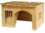 Kerbl Nagerhaus mit Heuraufe Nature 41 x 54 x 30 cm 82760