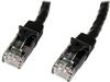 STARTECH 5 m Black Snagless Cat6 UTP Patch Cable - ETL Verified