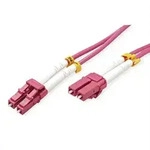 VALUE LWL-Kabel 50/125&mu;m OM4, LC/LC, violett, 10 m Fiber Optic Kabel LWL-Patchkabel