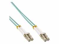 InLine® LWL Duplex Kabel, LC/LC, 50/125μm, OM3, 20m Kabel Patchkabel LWL LC/LC