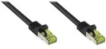 Good Connections 8070R-100S RJ45 S/FTP 10.00 m Schwarz Flammwidrig, mit