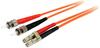 StarTech.com 2m Fiber Optic Cable - Multimode Duplex 62.5/125 - LSZH - LC/ST - OM1 -
