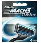 Gillette Mach3 Turbo Nachf&uuml;llung 4 Einheiten