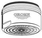 GROHE Mousseur 13,5-15 l/min bei 3 bar chr chrom