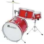 DIMAVERY JDS-203 Kinder Schlagzeug, rot
