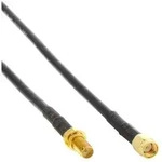 InLine&reg; WLAN Kabel, R-SMA-Stecker auf R-SMA-Kupplung, 10m Kabel Telefon- und