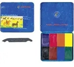 Wachsmalbl&ouml;cke wasserfest VE=8 Farben