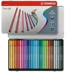 STABILO Pen 68 - Filzstift - gemischte Farben - wasserbasierte Tinte - 1 mm - Mittel