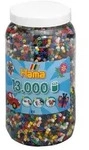 Hama B&uuml;gelperlen im Topf Mix (067), 13.000 Stk.