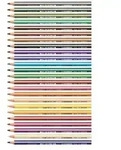 STABILO Trio thick - Farbstift - gemischte Farben - 4.2 mm (Packung mit 18)