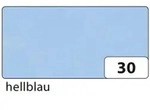 Transparentpapier - 42g 70 x 100 cm gefalzt 25 Bogen hellblau.