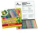 SAX - JOLLY Supersticks Metallic Mix - Farbstift - gemischte Farben (Packung mit 24)