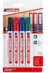 Permanentmarker edding 3000 nachf&uuml;llbar 1,5-3mm schwarz, rot, blau, gr&uuml;n VE=4
