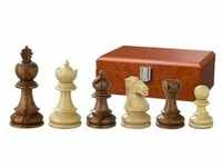 Schachfiguren Valerian, Königshöhe 90 mm, in Holzbox