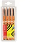 STABILO worker - Tintenroller - Schwarz, Rot, Blau, Gr&uuml;n - wasserbasierte Tinte -