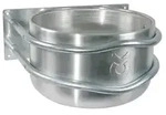 Futtertrog - Aluminium - ca. 18 l - mit Ablauf