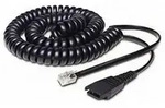 JABRA Kabelunterteil QD auf RJ10 (Siemens, Snom, 2m, spiral)