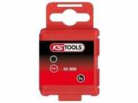 "KS Tools 911.2702 1/4" CLASSIC Bit XZN, 50mm, M3, 5er Pck"