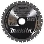 makita Kreiss&auml;geblatt B-33526 SPECIALIZED D.136mm Bohrung 20mm 30