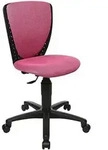 Topstar Kinderdrehstuhl High S'cool&reg;, 70570BB10 pink, schwarz Stoff