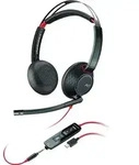 Plantronics C5220 Blackwire Telefon On Ear Headset kabelgebunden Stereo Schwarz Noise