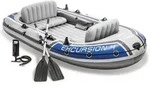Intex Schlauchboot mit Rudern und Pumpe Excursion 4 68324NP