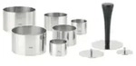 GEFU FORMIDABLE, Tortenring, Rund, 3 cm, 4 cm, 5 cm, 6 St&uuml;ck(e)