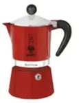 Bialetti Rainbow, 0,06 l, Aluminium, Thermoplast, Rot, 140 mm, 6,2 cm