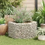 vidaXL Sechseckiges Gabionen-Hochbeet 100&times;90&times;50 cm