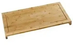 Kesper | Schneide- und Abdeckplatte | Bambus | 54 x 28 x 4 cm | robust mit Saftrinne
