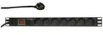 LogiLink PDU7C01 19 Zoll Netzwerkschrank-Steckdosenleiste 1 HE Schutzkontaktsteckdose