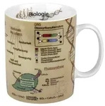 K&ouml;nitz Kaffeebecher Wissensbecher Biologie 490ml, mehrfarbig