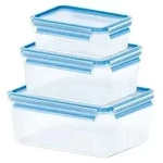 GROUPE SEB - EMSA CLIP & CLOSE - Frischhaltedosen-Set - Blau